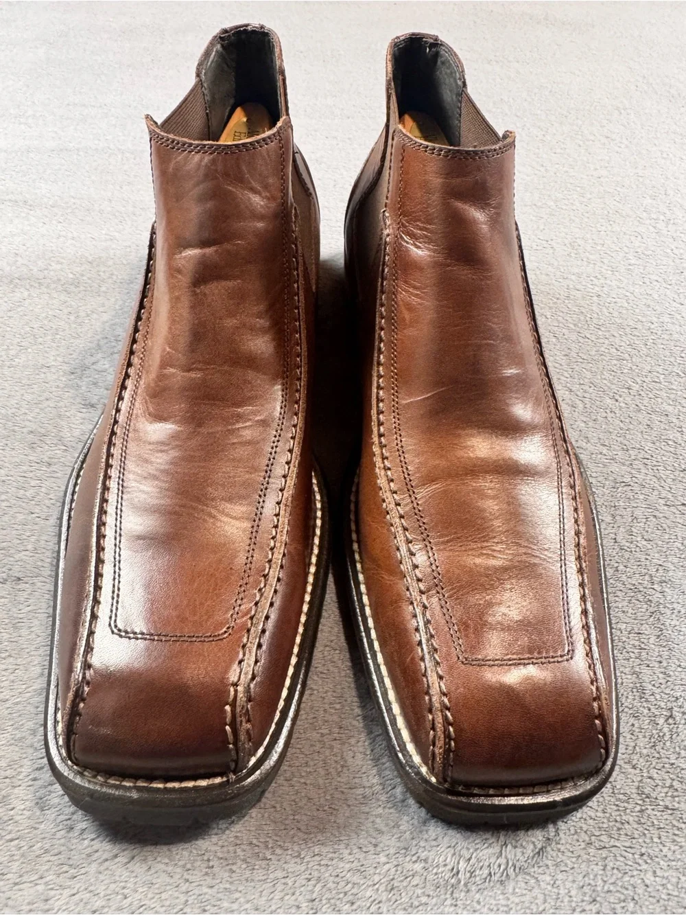 Gordon Rush Men's Brown Leather Chelsea Boots